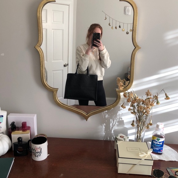 AUTHENTIC rare Dior book tote black leather - Picture 7 of 7